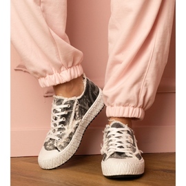 Sorte kvinders sneakers sport sneakers 1