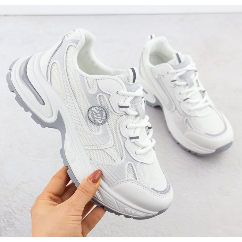 Kvinders sportssko White Big Star RR274A191 hvid 1