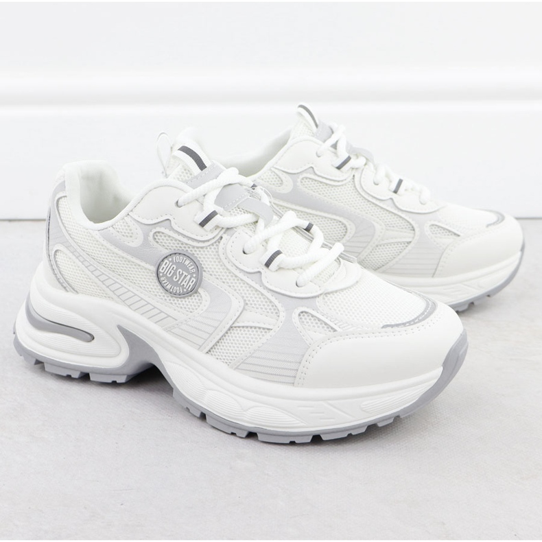 Kvinders sportssko White Big Star RR274A191 hvid 2