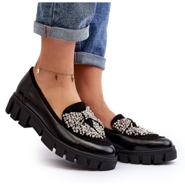 Dame patent mokkasiner Laura Messi 2785 Sort 5