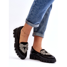 Dame patent mokkasiner Laura Messi 2785 Sort 2