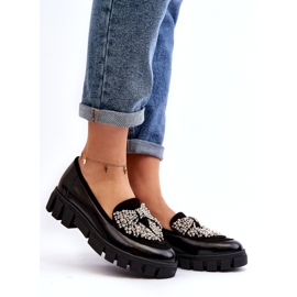 Dame patent mokkasiner Laura Messi 2785 Sort 1