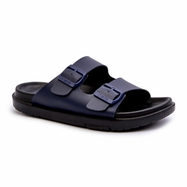 Lette flip-flops til mænd med spænder Big Star NN174593 Marineblå 3