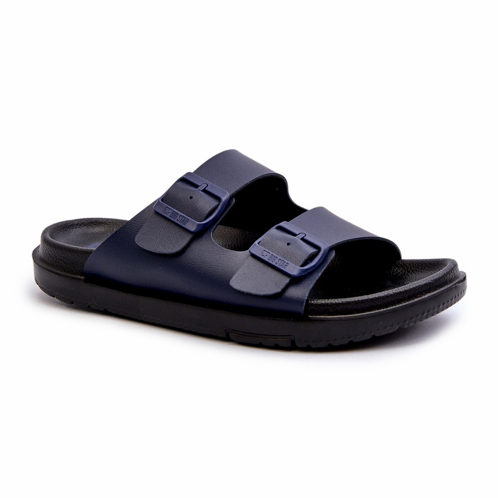 Lette flip-flops til mænd med spænder Big Star NN174593 Marineblå 3