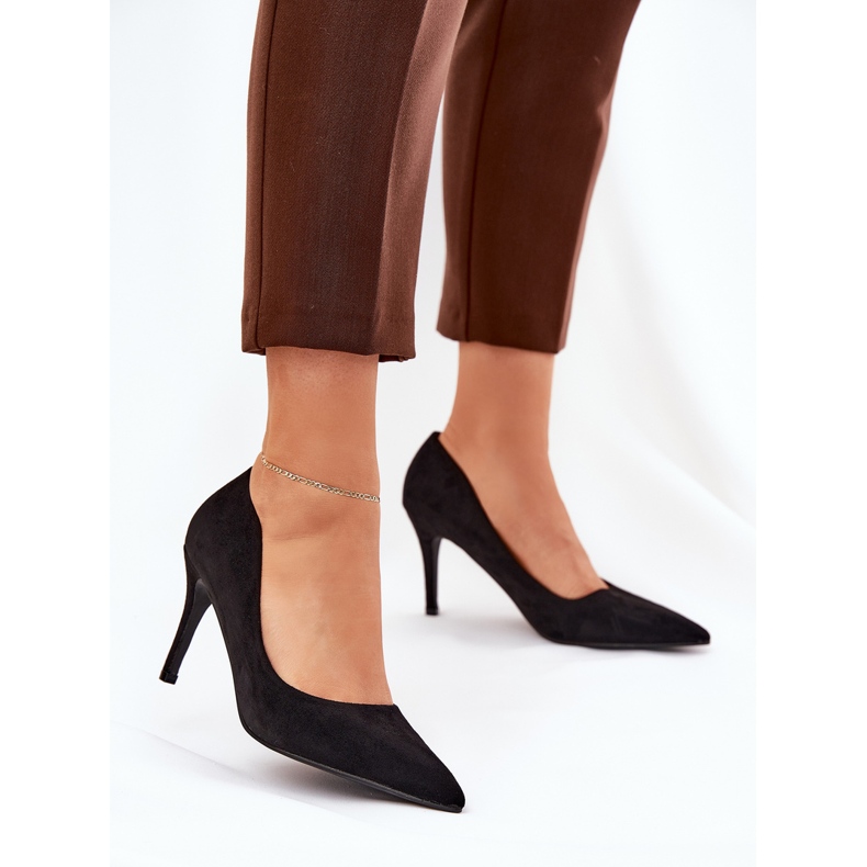Eco Suede Pins Black sort 2