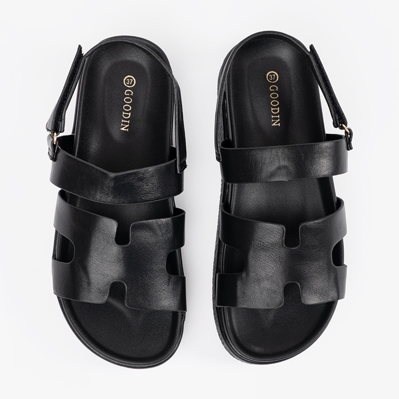 Goodin Klassiske sandaler på den sorte platform 2