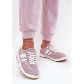 Evento Kvinders sneakers med Eco Suede Purple lilla 2