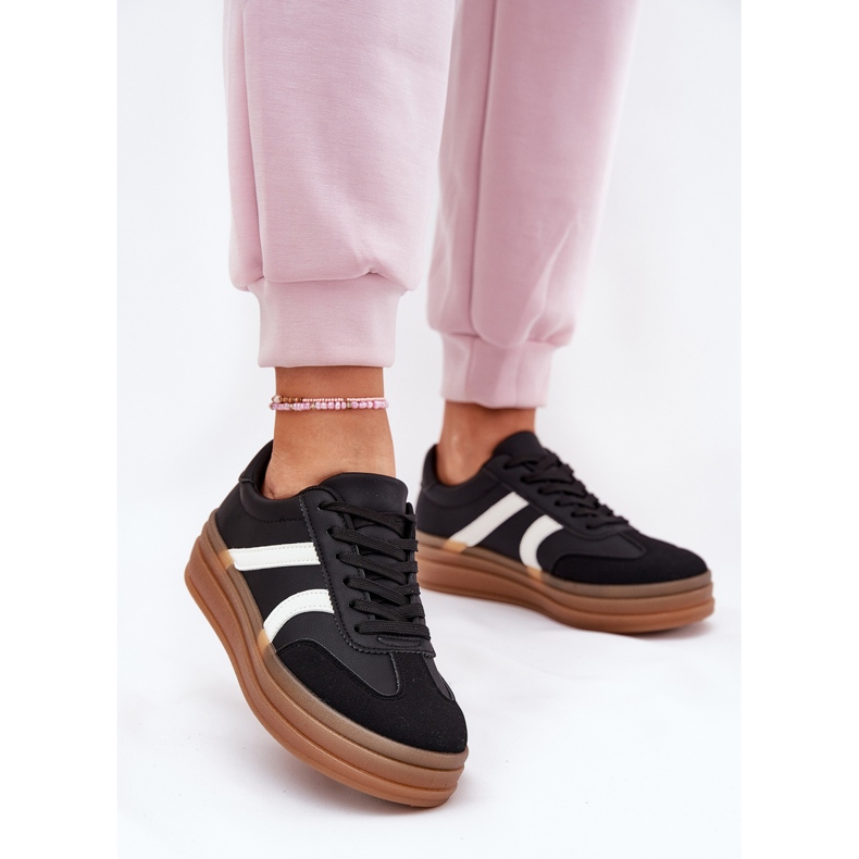 Evento Platform sneakers til kvinder sorte 2