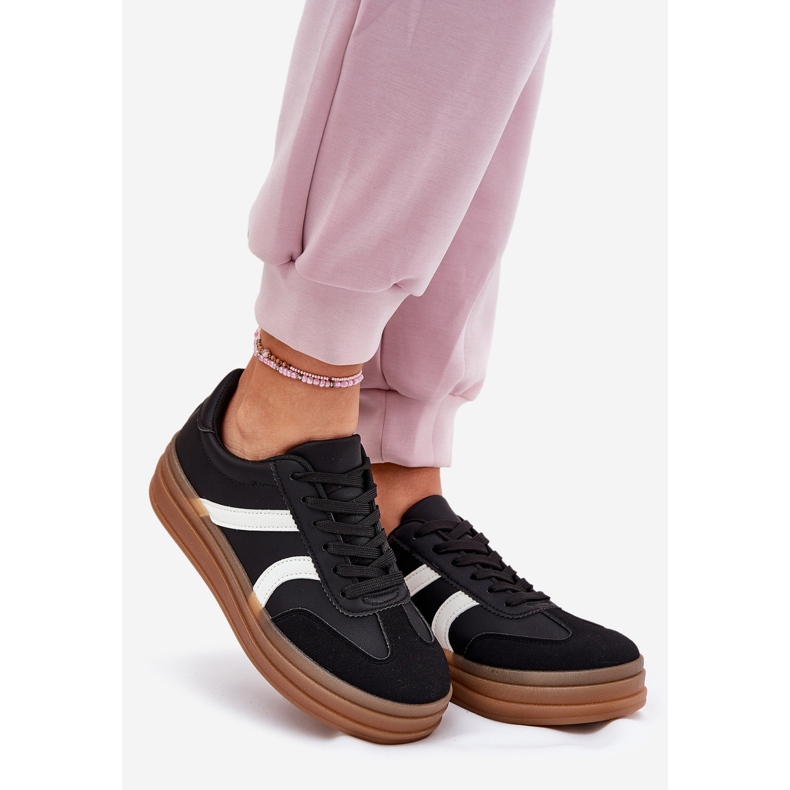 Evento Platform sneakers til kvinder sorte 1