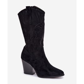 Openwork Boots On The Post S.Barski Hy51-606 Sort 4