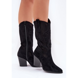 Openwork Boots On The Post S.Barski Hy51-606 Sort 3