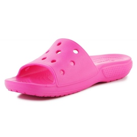 Women's Openwork Flip Flops Crocs Classic Slide 206121-6UB lyserød 2
