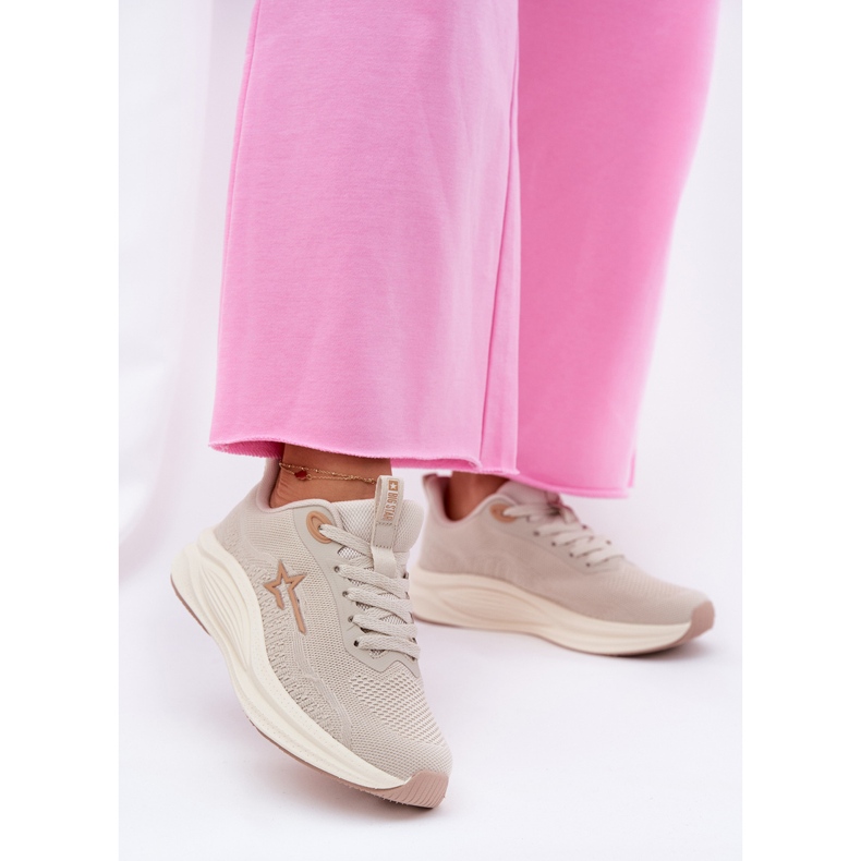 Sneakers Sports Shoes Women's Big Star RR274A145 Hi-Polish Beige System 2