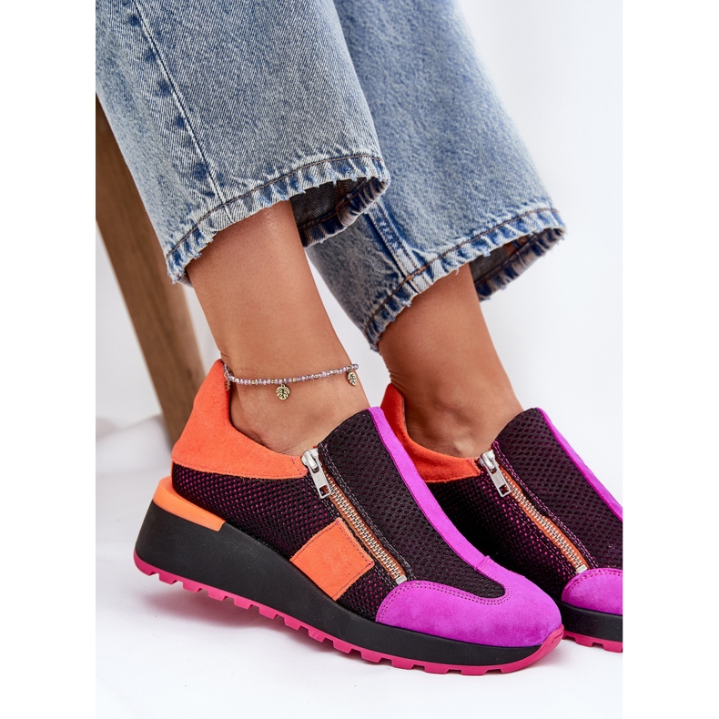 Maciejka læder sneakers 06853-15 sort 2
