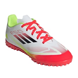 Adidas F50 Club TF IE3732 Hvide fodboldsko 2