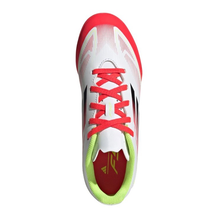 Adidas F50 Club TF IE3732 Hvide fodboldsko 4