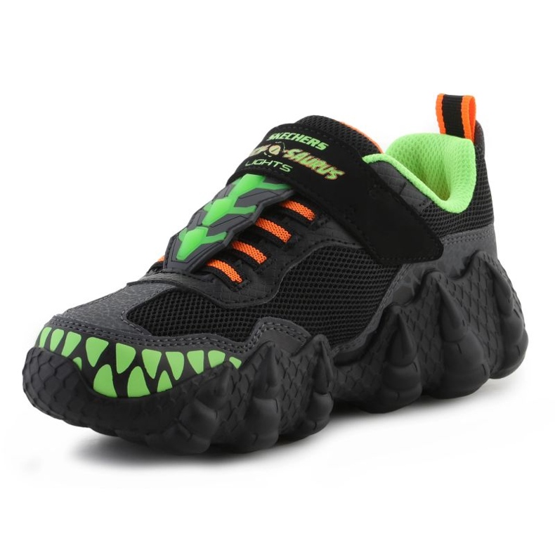 Skechers Skech-a-Saurus-Dino 400112L-BKLM Shine Shoes sort 3