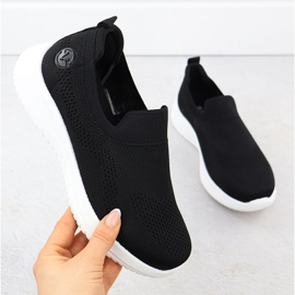 Kvinders sportssko gled Black Vinceza 17367 sort 1
