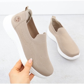 Kvinders sportssko gled beige Vinceza 17367 1