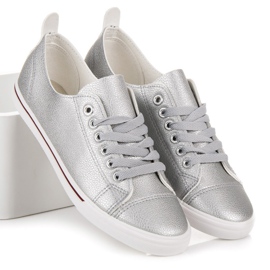 Seastar Sølvbundne sneakers grå 1