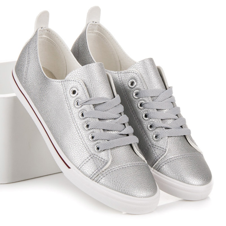 Seastar Sølvbundne sneakers grå 1