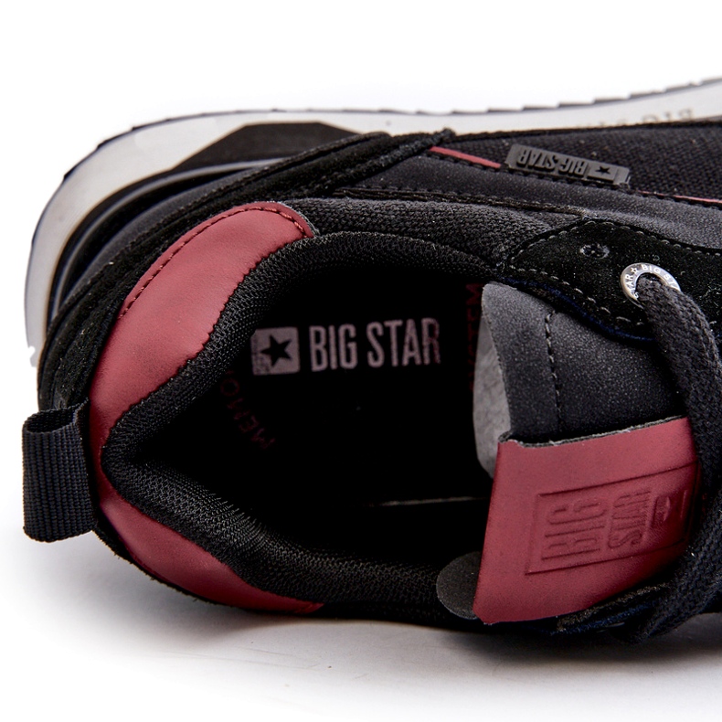 Herre sneakers Memory Foam System Big Star NN174350 Sort 3