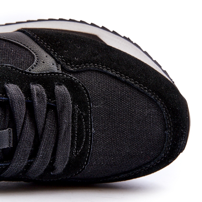 Herre sneakers Memory Foam System Big Star NN174350 Sort 2