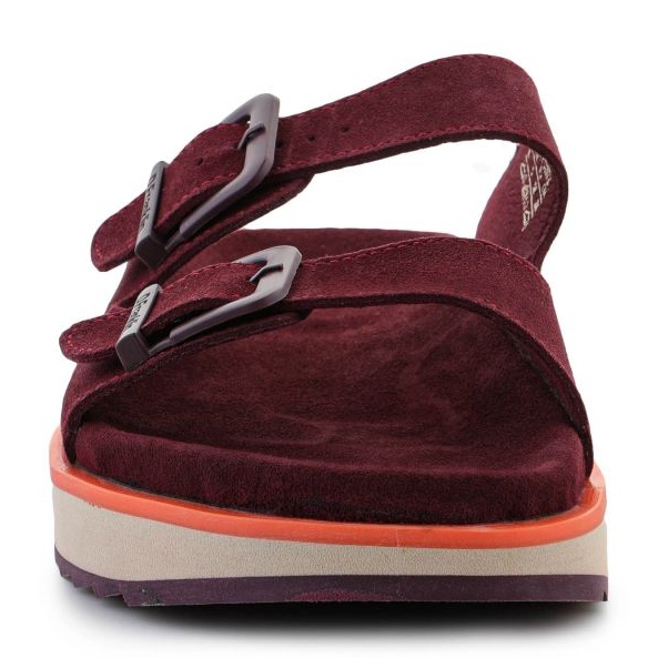 D.Franklin Flip Flops Nordic Sandal Buckle DFSH405004-Burg rød 2