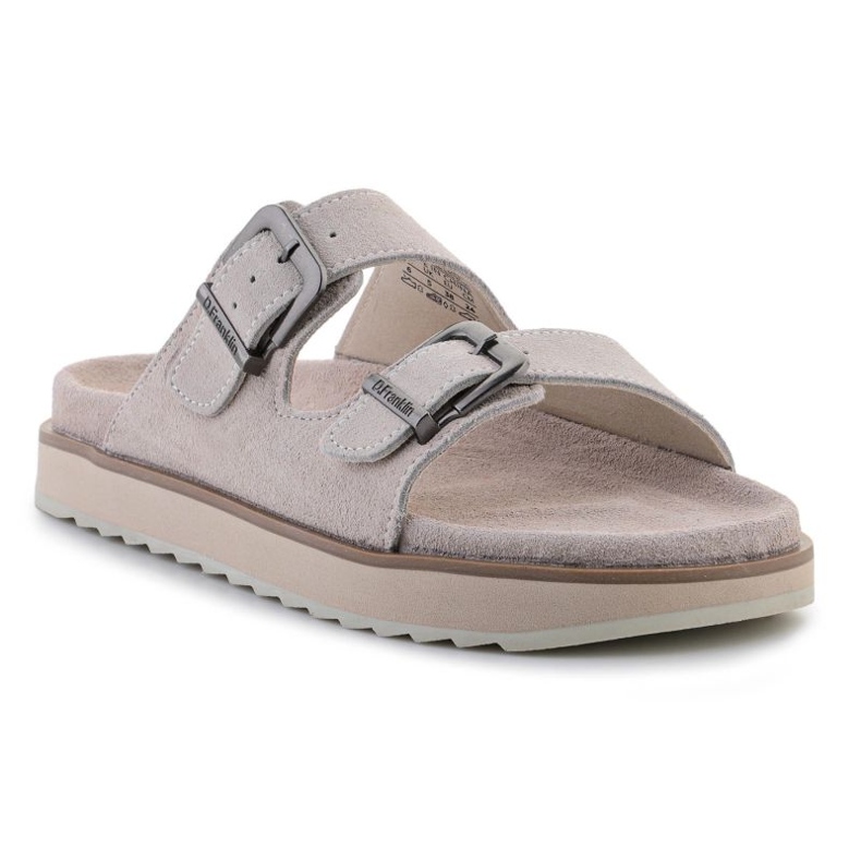 D.Franklin Flip Flops Nordic Sandal Buckle DFSH405001-FBEI beige 1