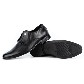 Olivier Herre elegante lædersko 302T3 sort 3
