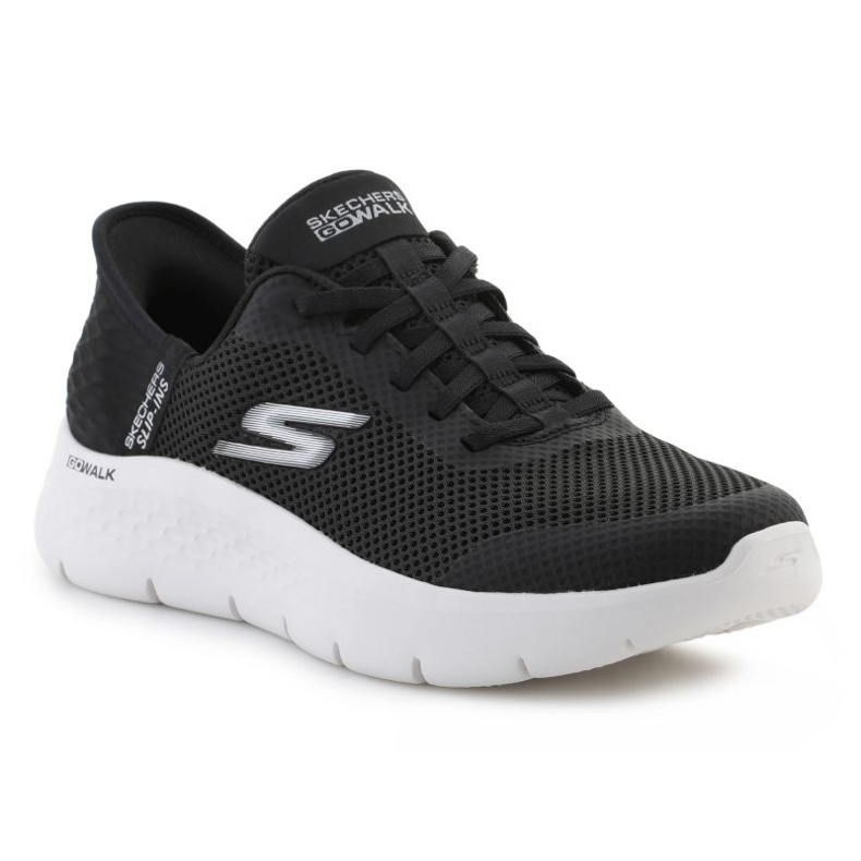 Skechers Slip-Ins: Gå gåtur Flex-Grand Entry 124836-BKW sko sort 1