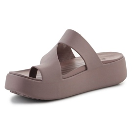 Flip-Flops Crocs flugtplatform Toe Loop 210834-0LF brun 3