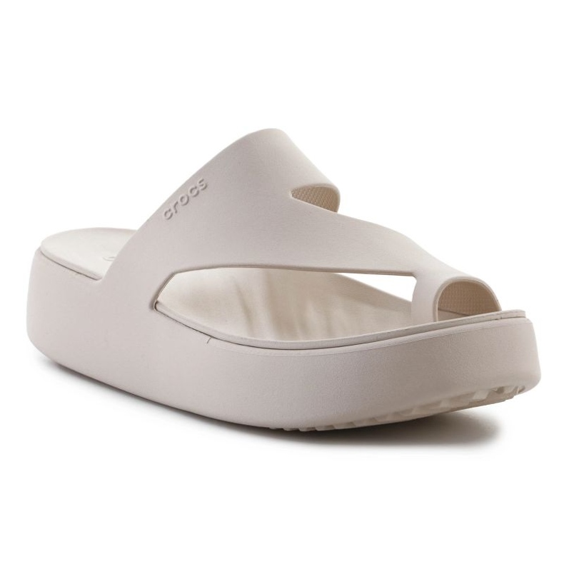 Flip-Flops Crocs flugtplatform Toe Loop 210834-0LH beige 1
