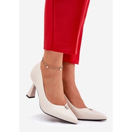 Elegante pumper på den udvidede Vinceza 62222 beige 1
