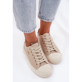 Women's Material Sneakers Big Star RR274767 Beige 2
