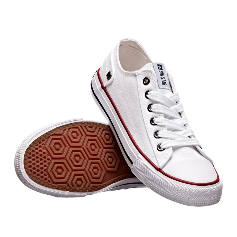 Big Star DD274336 White Shoes Sneakers hvid 1