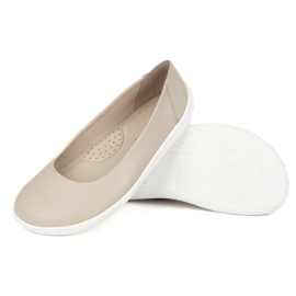 Olivier Barfodet kvinders minimalistiske pumper gled 1771pol beige 1