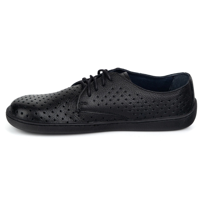 Olivier Kvinders barfodede minimalistiske openwork sneakers 1288pol sort 1