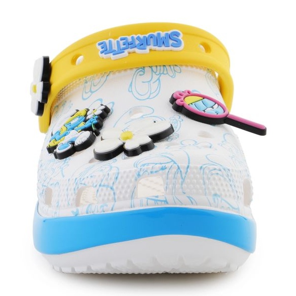 Crocs Smurfs Platform klapper Clog 210822-90h hvid 2