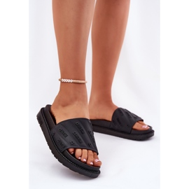 Kvinders flip flops på platformen Big Star RR274A540 Sort 2