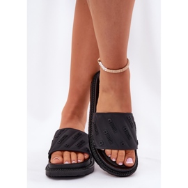 Kvinders flip flops på platformen Big Star RR274A540 Sort 3