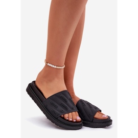 Kvinders flip flops på platformen Big Star RR274A540 Sort 1