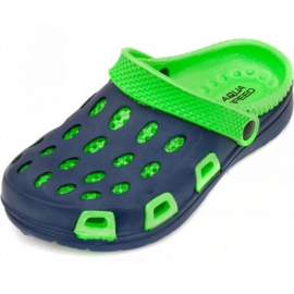Aqua-Speed Børns flip flops Aqua-hastighed Silvi Jr Kol 48 Green Navy Blue blå 2