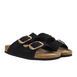 Kvinders sorte flapper Lee Cooper LCW-25-35-3486LA 1