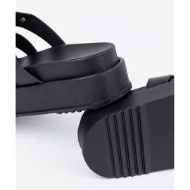Seastar Sorte platformsflip-flops til kvinder 2