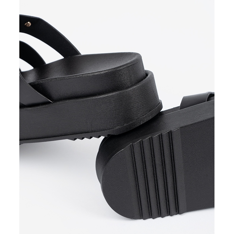 Seastar Sorte platformsflip-flops til kvinder 2