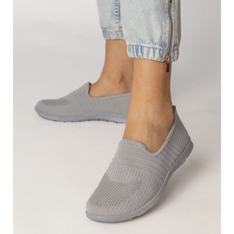 Grå kvinders sneakers 1