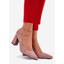 Vinceza Elegante pumper på Vincez 62223 Pink Post lyserød 1