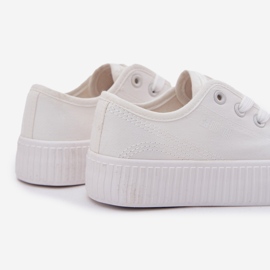 Big Star RR374009 Białe Lace -UP Sneakers hvid 3