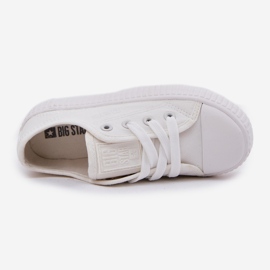 Big Star RR374009 Białe Lace -UP Sneakers hvid 4